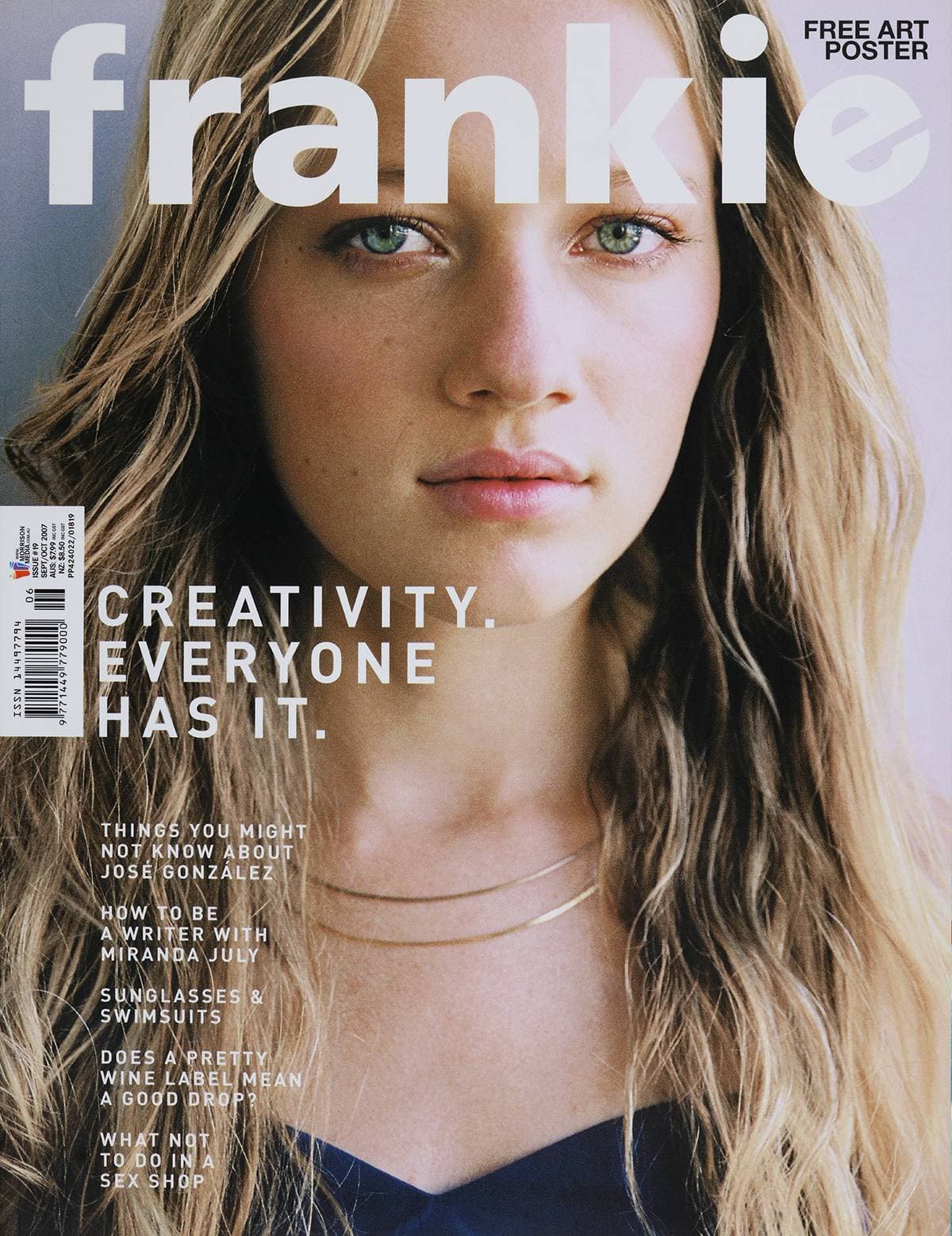 Zippora Seven for Frankie Magazine. Photographer Natasha Cantwell. Stylist Saira Yates.